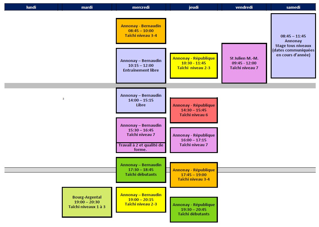 taichi horaires 2025 2026 v1